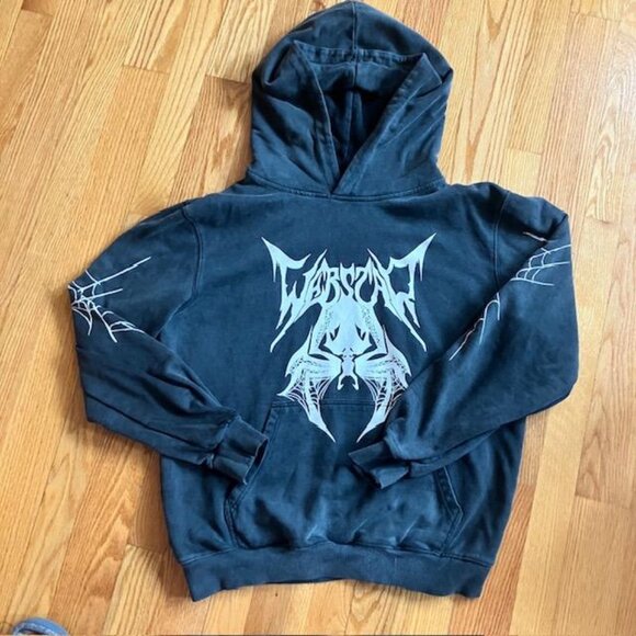 Brotherly Love x Destroy Lonely WEBSTAR Classic SPIDER Hoodie MED - Picture 8 of 10